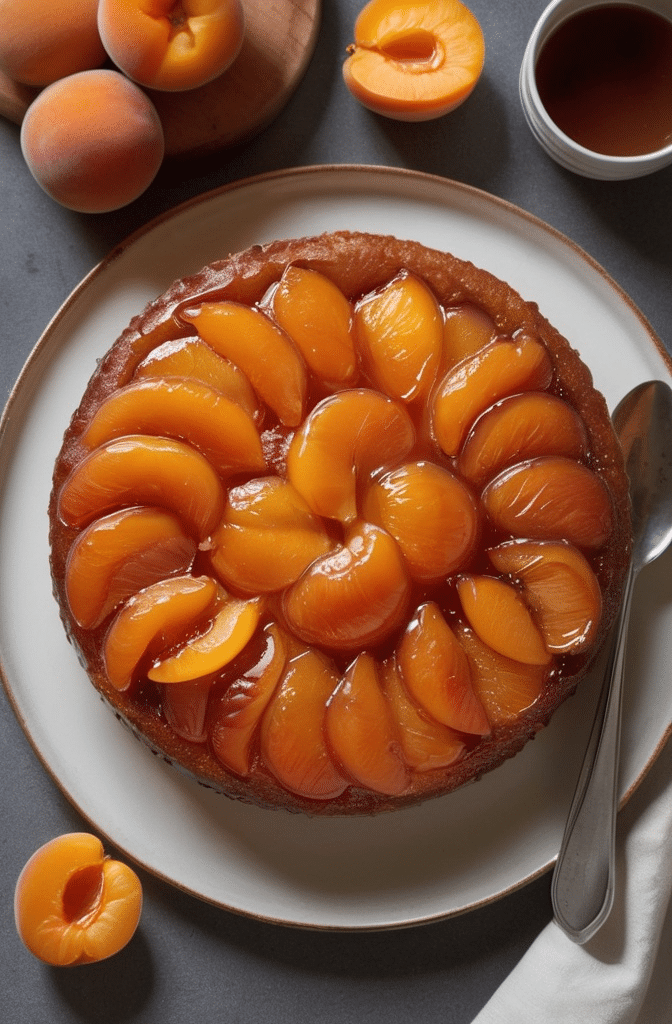 Apricot Upside Down Cake Recipe made