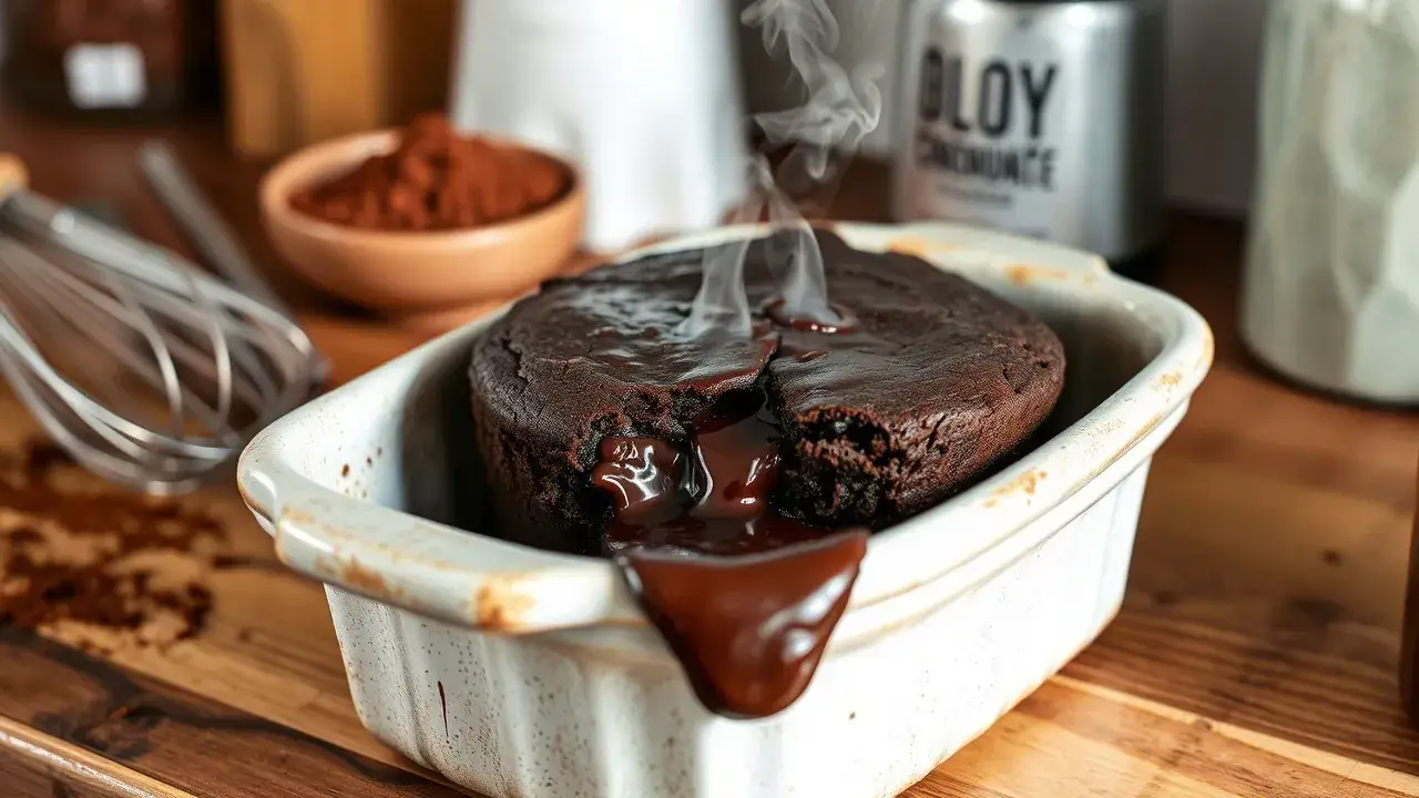 Easy Hot Fudge Chocolate Pudding Cake Recipe for Dessert