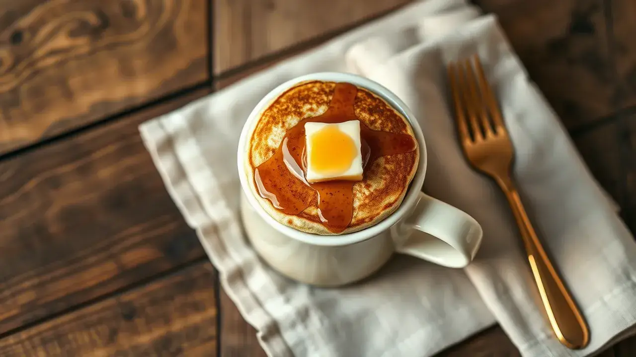 Easy Pancake in a Mug Recipe for a Cozy Breakfast Treat