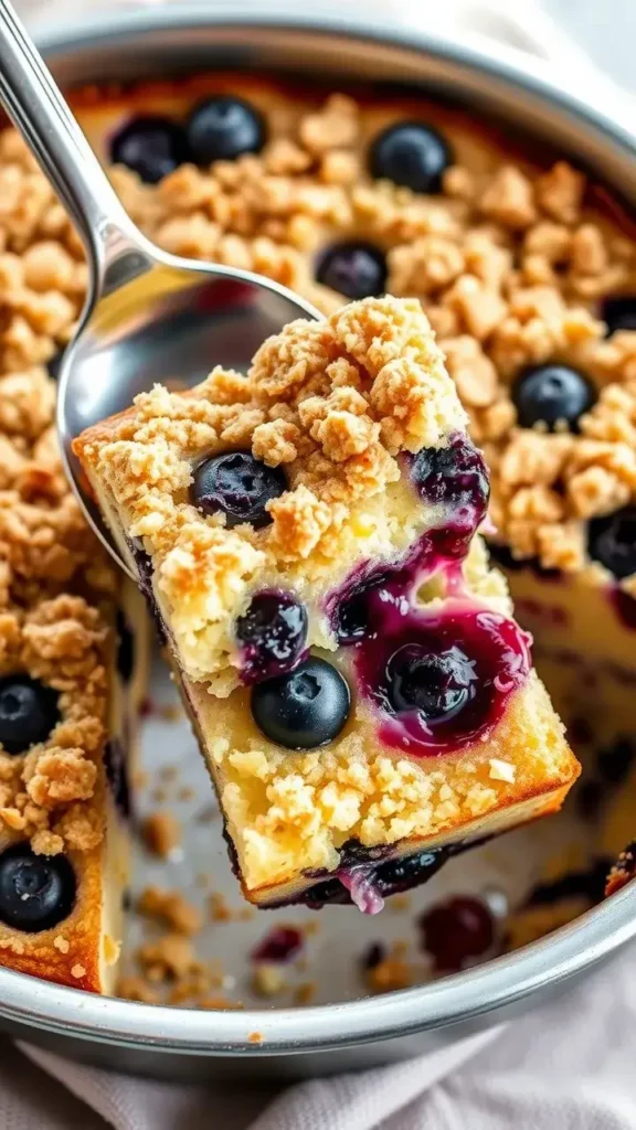 Ingredients Sour Cream Blueberry Coffee Cake