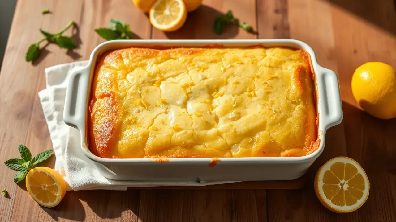 Lemon Cream Cheese Dump Cake Recipe for a Zesty Dessert
