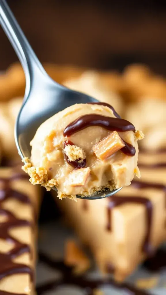 No Bake Butterfinger Bliss Pie Step-by-Step Preparation