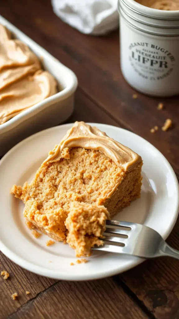 Peanut Butter Sheet Cake Serving Suggestions