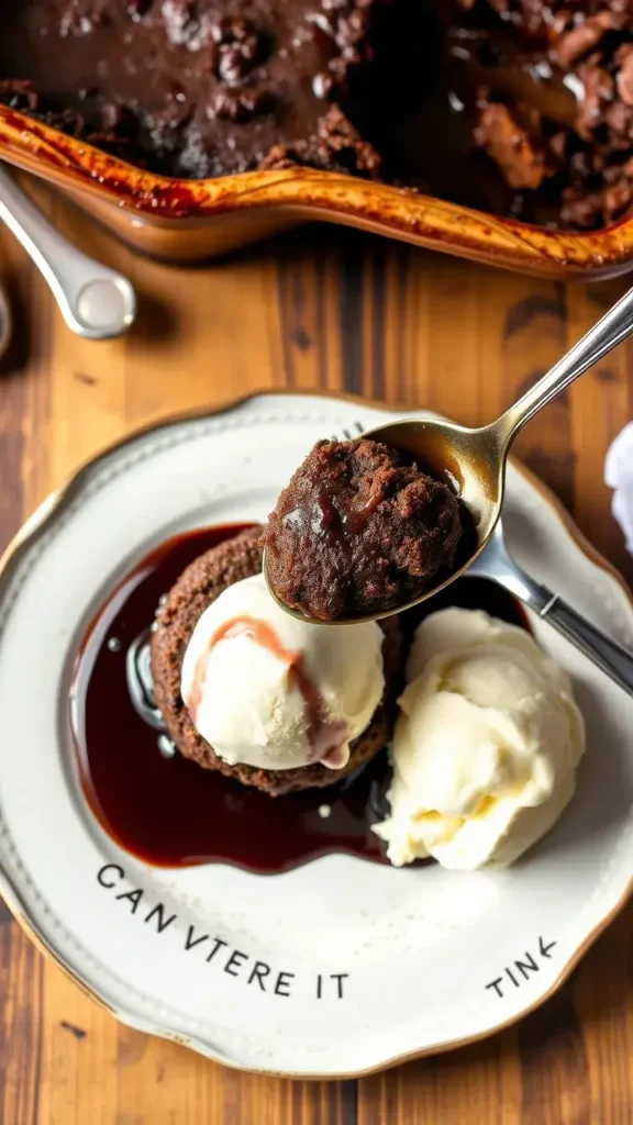 Perfect Pairings with Hot Fudge Chocolate Pudding Cake