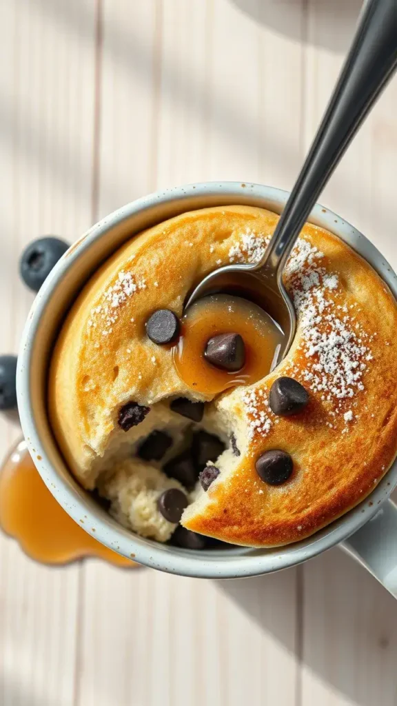 Recipe Steps Making Your Pancake in a Mug