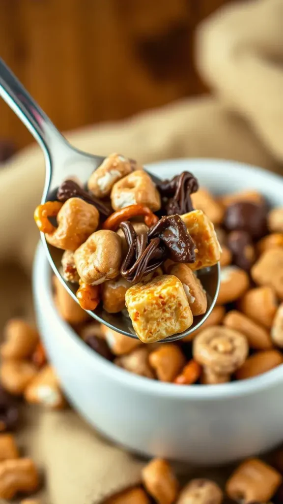 Serving Suggestions for Sweet Salty Toffee Chex Mix