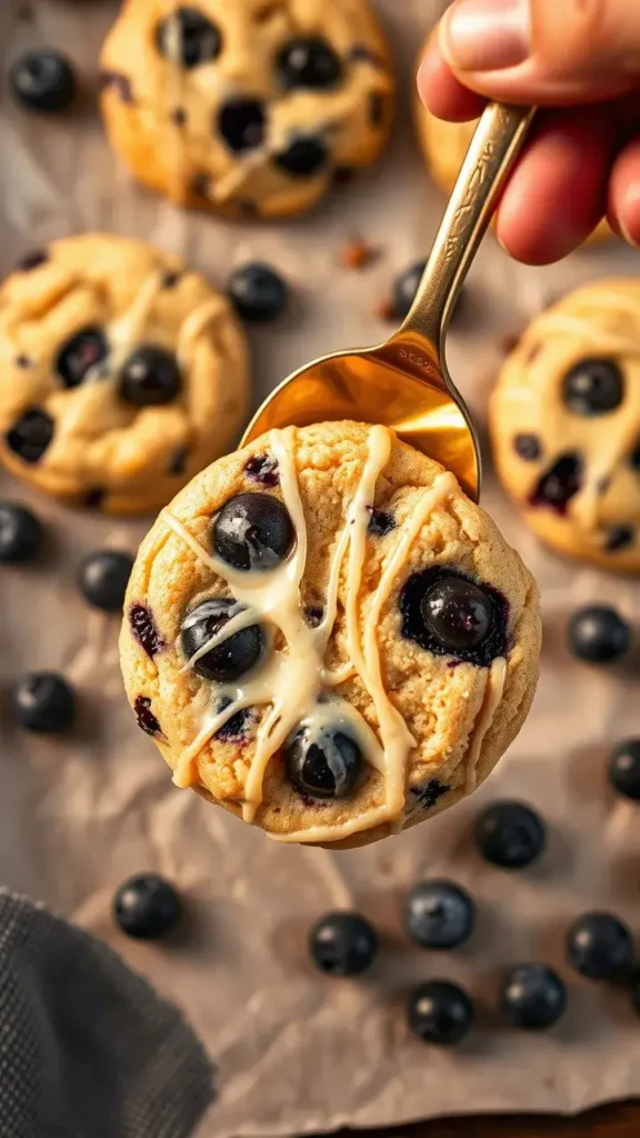 Ingredients for Blueberry Cheesecake Cookies