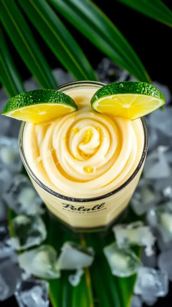 Key Lime Pie Cheesecake Piña Colada Mocktail Step-by-Step Instructions