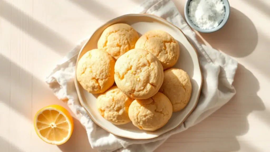 Lemon Poundcake Cookies