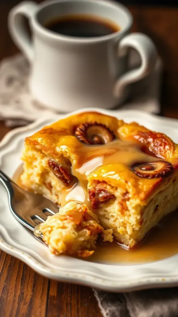 Making Old Fashioned Bread Pudding