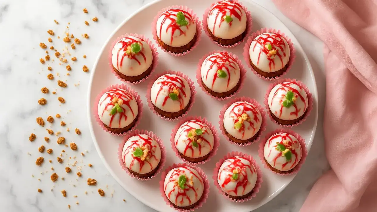 No-Bake Strawberry Cheesecake Truffle Balls Recipe