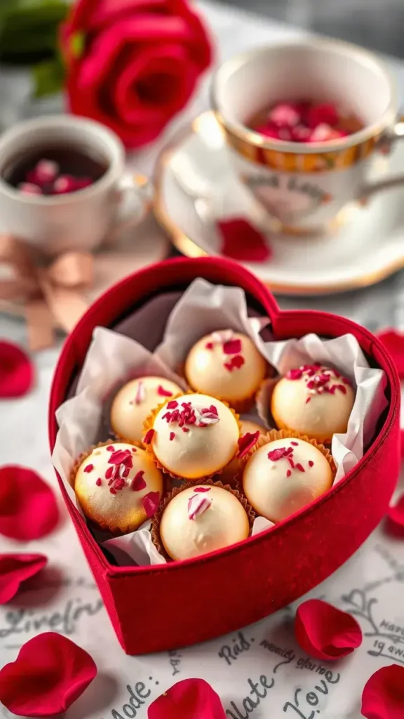 Step-by-Step Guide to Making Valentine Rose Cheesecake Truffles