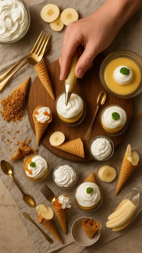 Storing Your Banana Pudding Cheesecake Cones