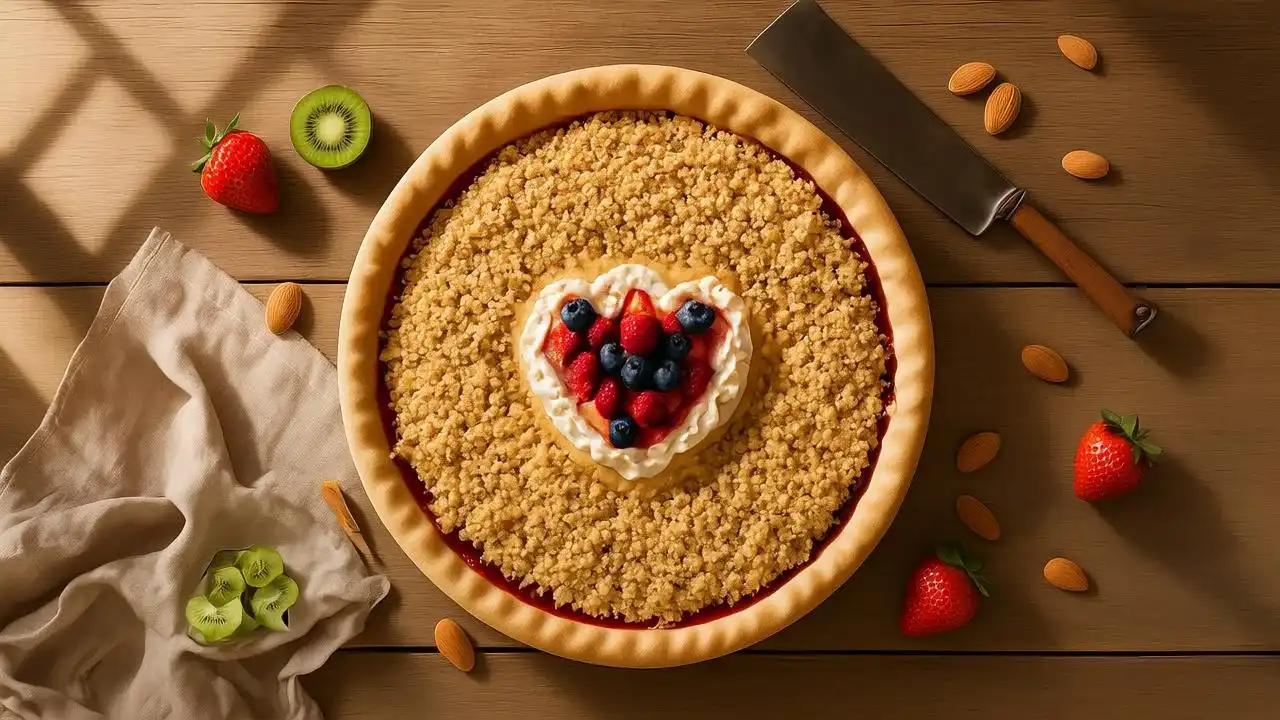 Strawberry Almond Crumble Pie – Easy & Delicious Recipe