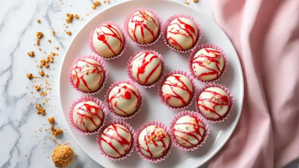 Strawberry Cheesecake Truffle Balls Ingredients