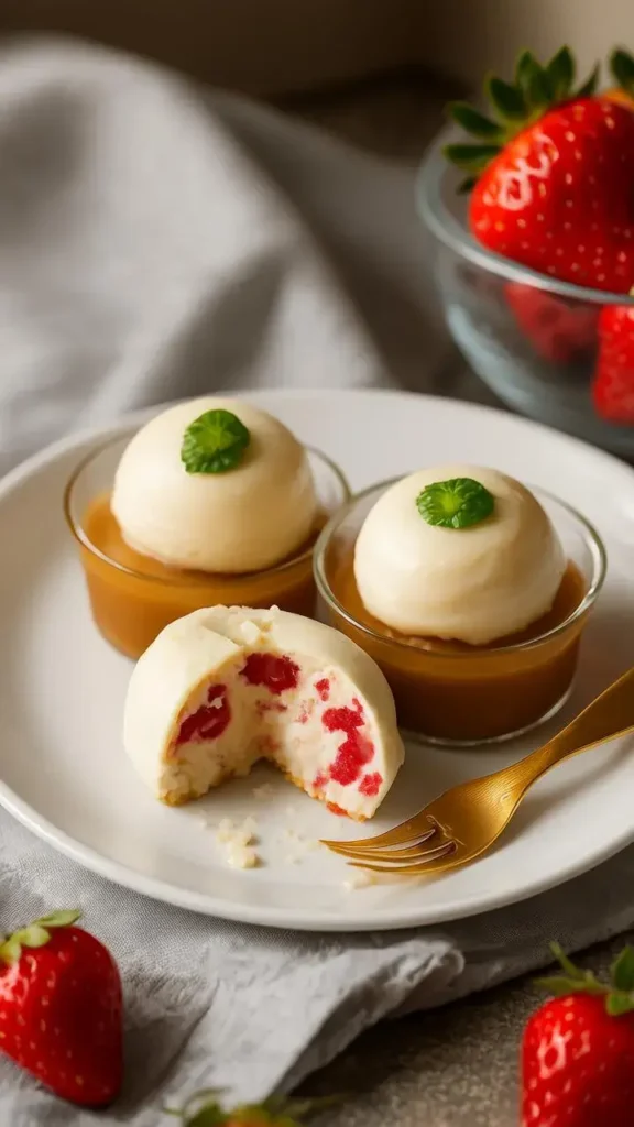 Strawberry Cheesecake Truffle Balls Serving Suggestions