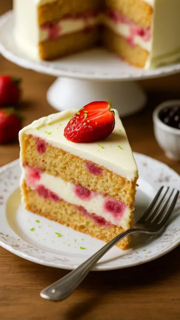 Variations of Strawberry Limeade Cake