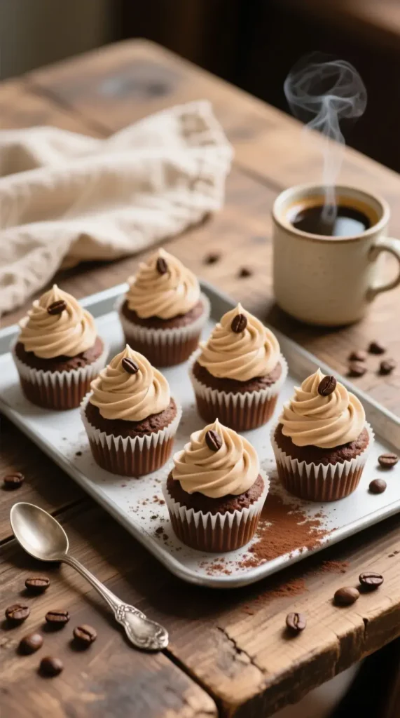 Ingredients for Espresso Brownie Cupcakes