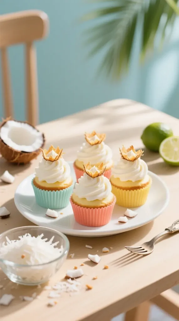 Key Ingredients for Coconut Cream Cheesecake Cupcakes