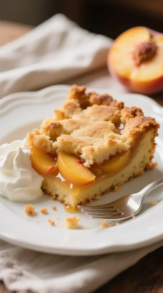 Serving Suggestions & Variations Of Peach Bliss Dump Cake 