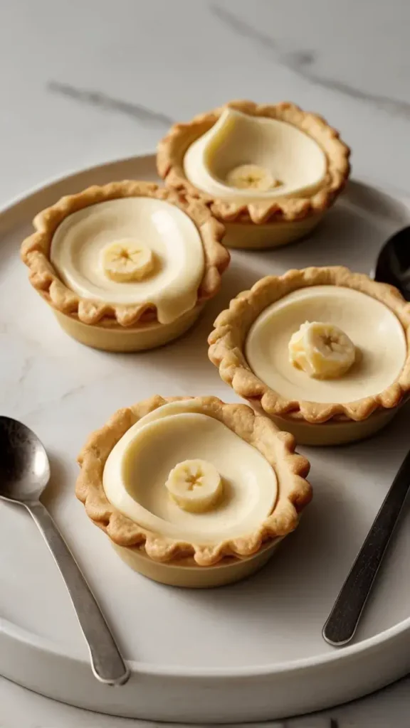 Serving Your Mini Banana Cream Pies