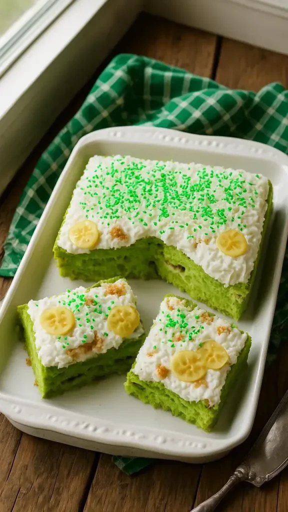 Step-by-Step Guide to Making Shamrock Delight Poke Cake