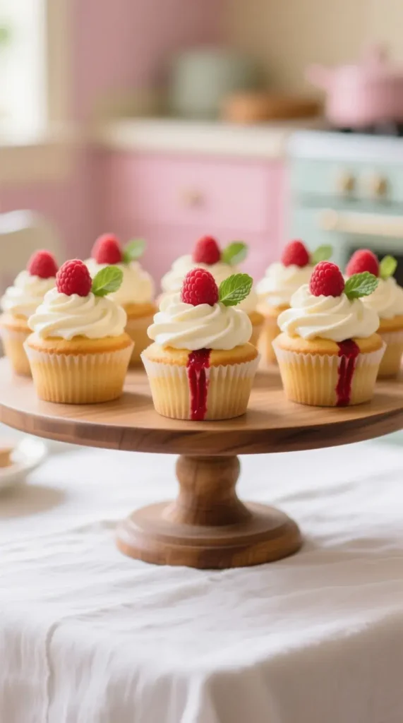 Step-by-Step Instructions For Raspberry Vanilla Cream Cheese Cupcakes