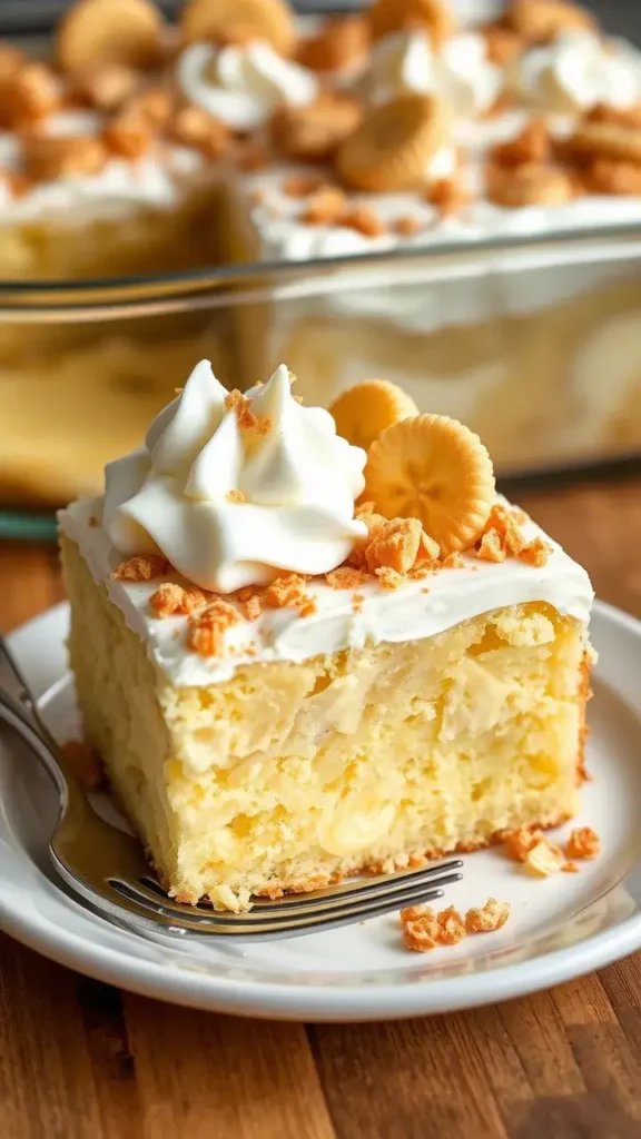 Step-by-Step Instructions for Banana Pudding Poke Cake