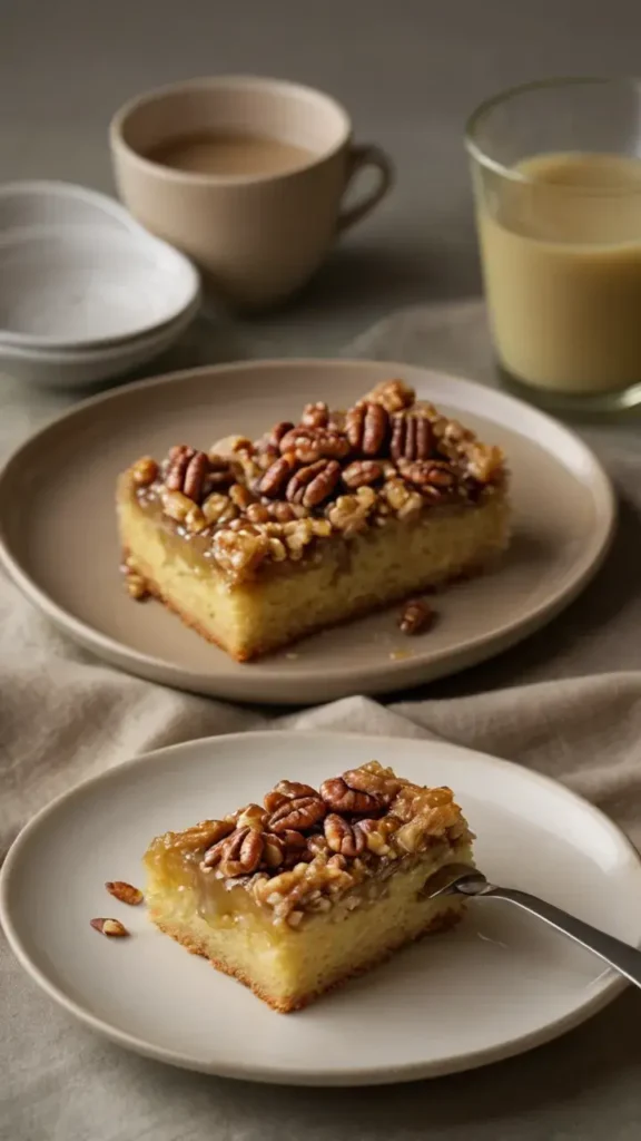 Steps for Making a Pecan Dump Cake