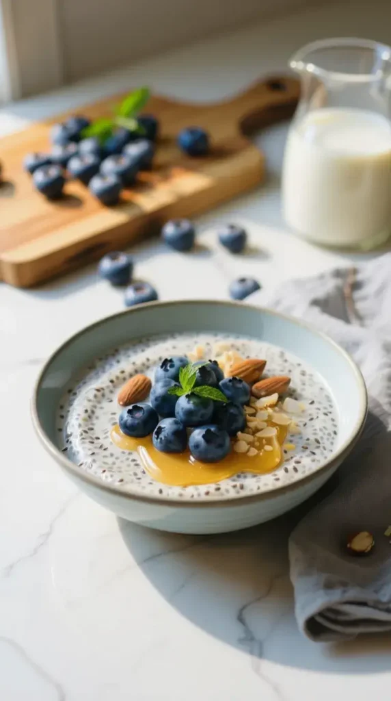 The Basic Blueberry Chia Seed Pudding Recipe
