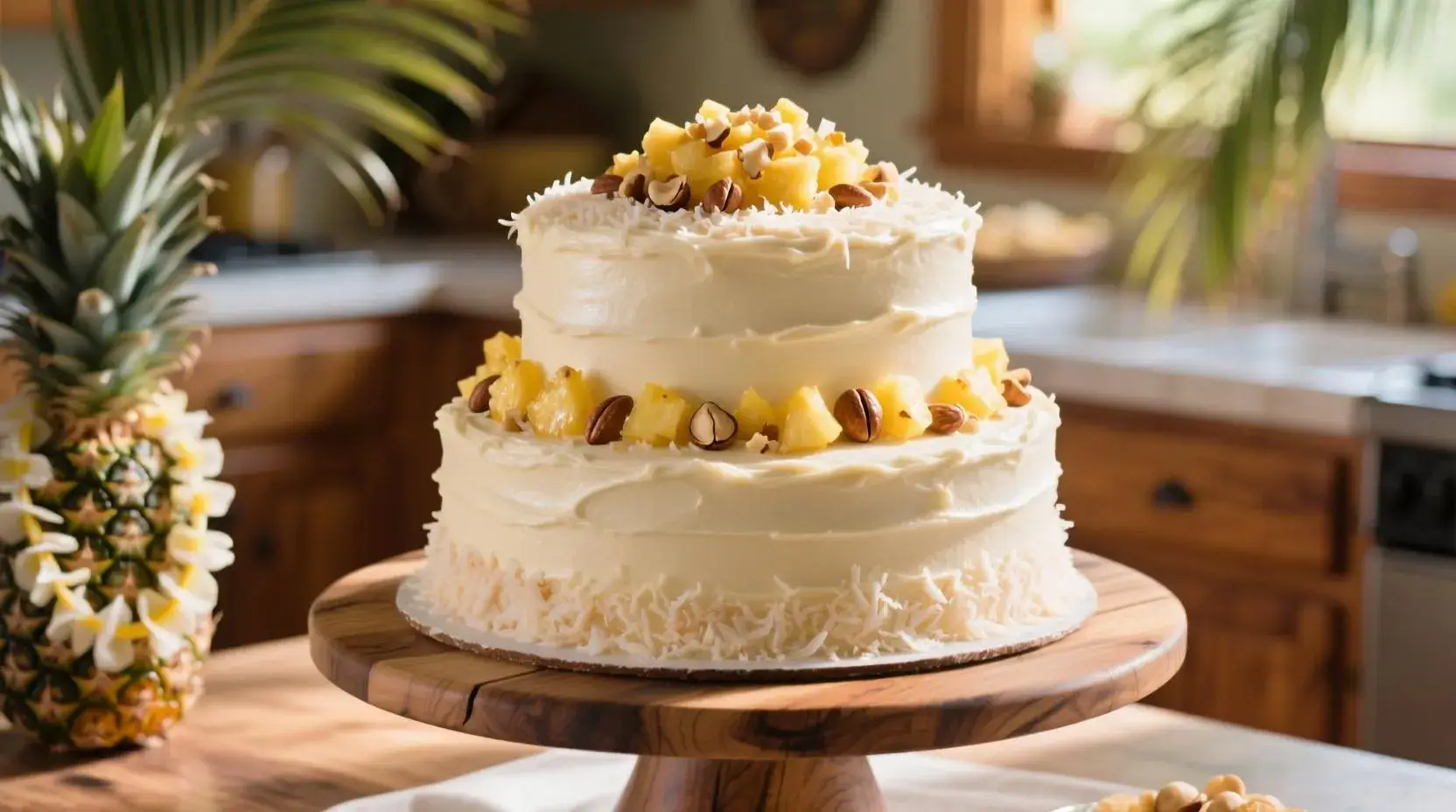 Hawaiian Wedding Cake Recipe with Tropical Flavors