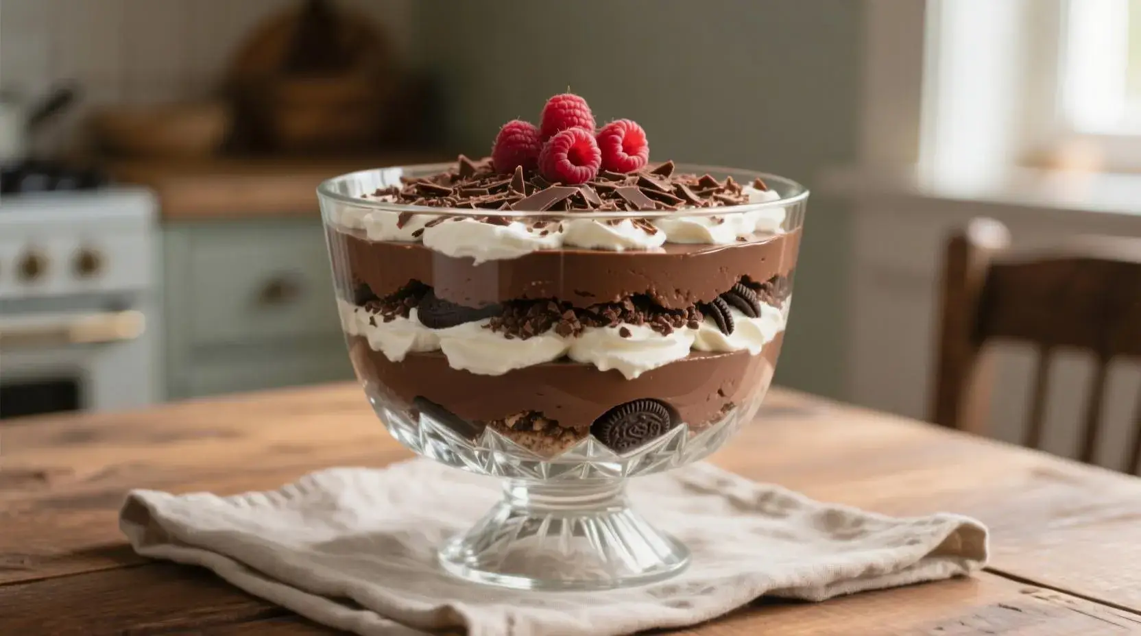Heavenly Chocolate Cheesecake Trifle Dessert Recipe