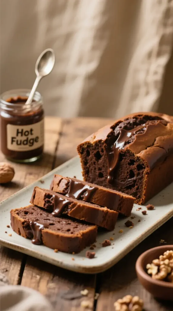 How to Serve Hot Fudge Brownie Bread Effectively