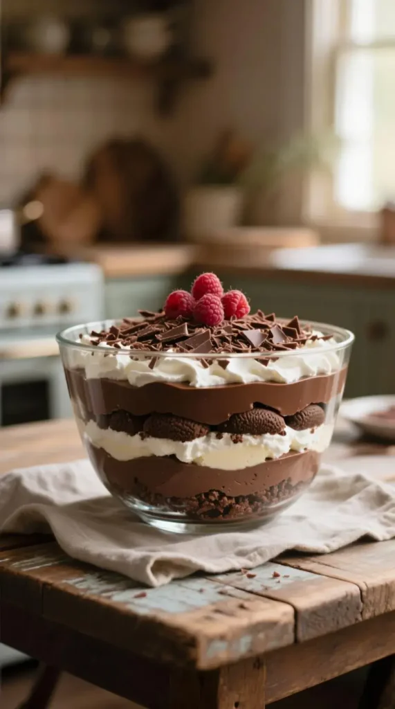 Ingredients Needed For Heavenly Chocolate Cheesecake Trifle